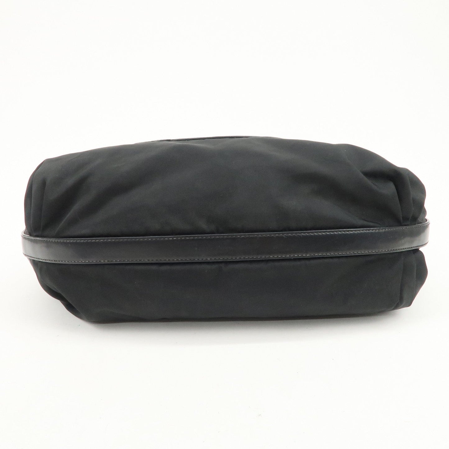 Prada Logo Nylon Leather Shoulder Bag Hand Bag Black BR3287【Pre-order】