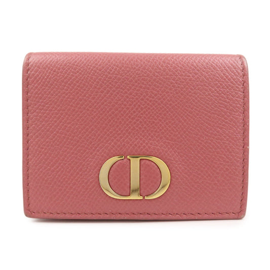 Christian Dior Logo Leather Tri-fold Small Compact Wallet【Pre-order】