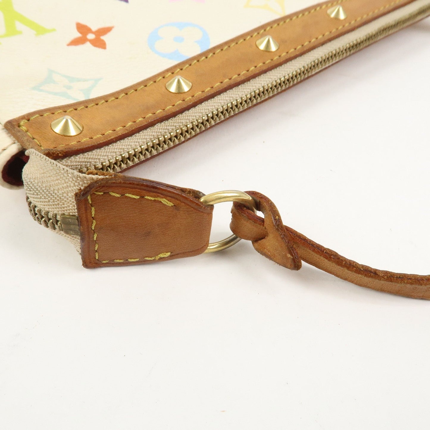 Louis Vuitton Monogram Multicolor Pochette Accessoires Blanc M92649【Pre-order】