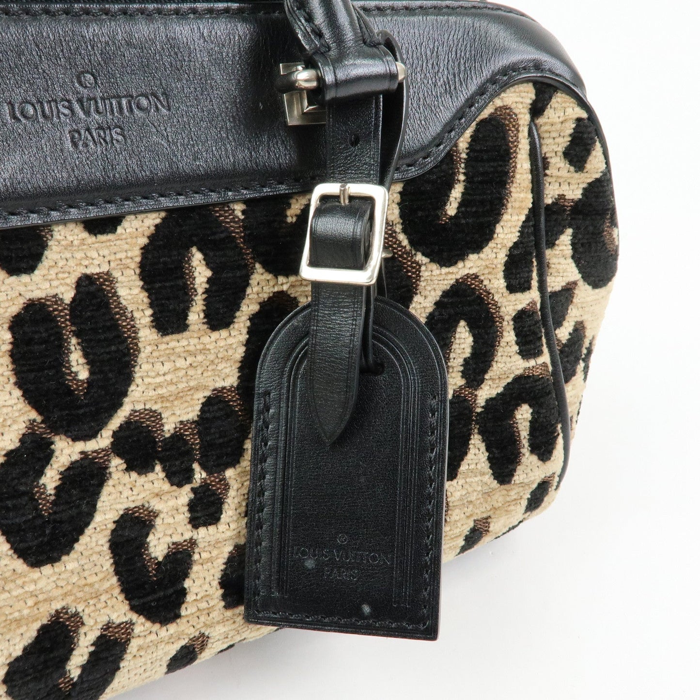 Louis Vuitton Jacquard Canvas Leather Leopard Baby Hand Bag M94257【Pre-order】