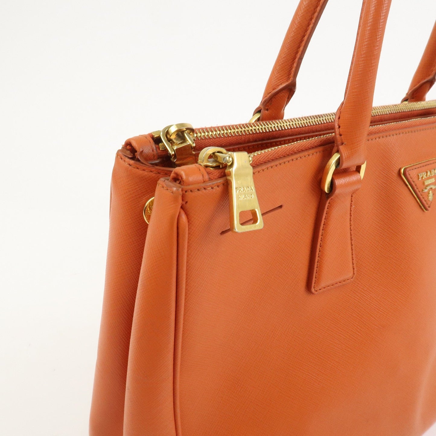 Prada Galleria Saffiano Leather 2Way Bag Orange 1BA274【Pre-order】