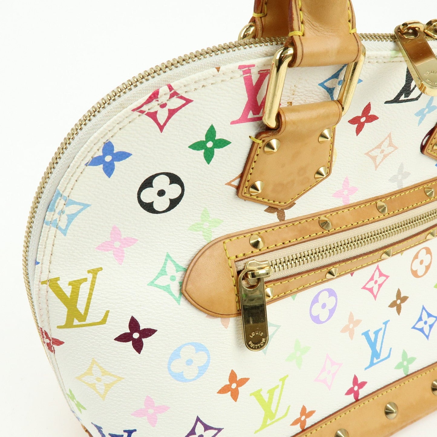 Louis Vuitton Monogram Multicolor Alma PM Hand Bag Blanc M92647【Pre-order】