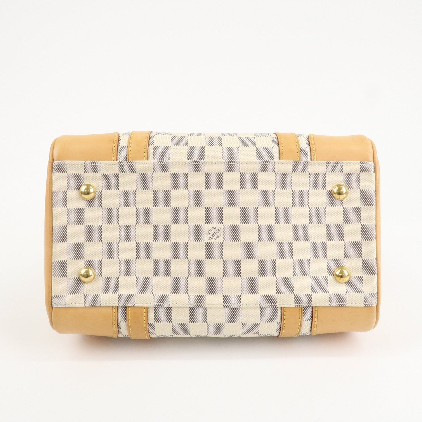 Louis Vuitton Damier Azur Leather Canvas Berkeley Hand Bag N52001【Pre-order】