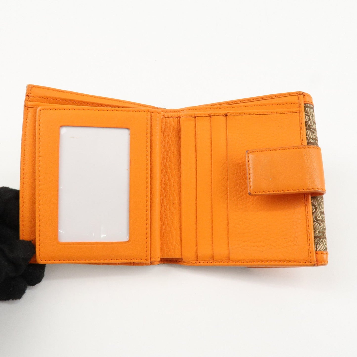 Christian Dior Street Chic Trotter Canvas Leather W Hook Trifold Wallet【Pre-order】
