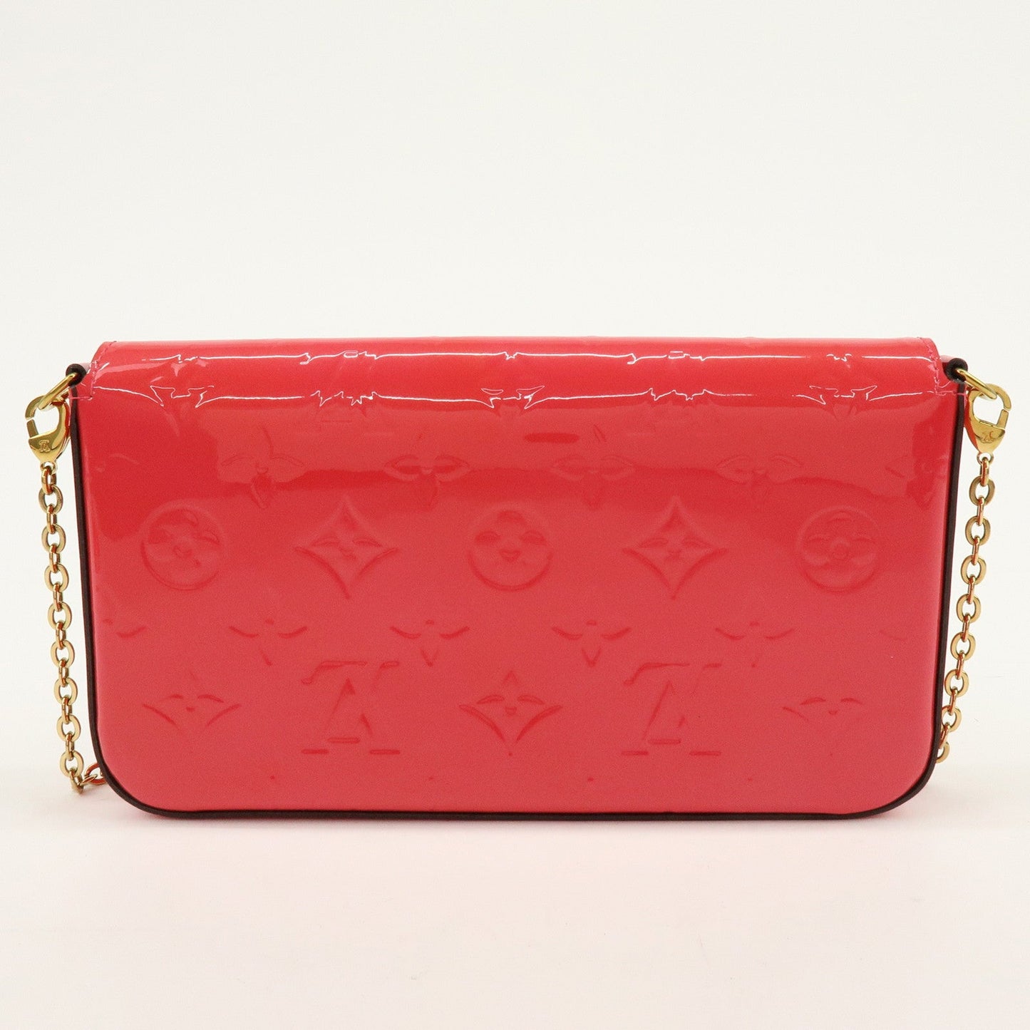 Louis Vuitton Monogram Vernis Leather Pochette Felicie Pink M61787【Pre-order】