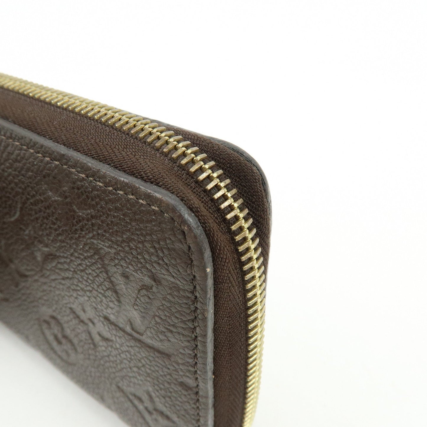 Louis Vuitton Monogram Empreinte Round Zippy Wallet Terre M60548【Pre-order】