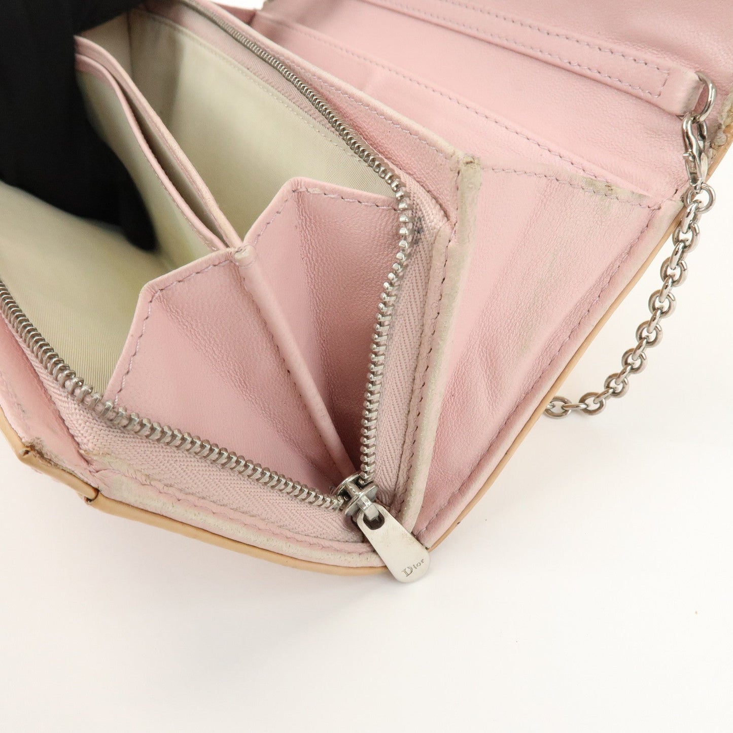 Christian Dior Patent Leather Chain Wallet Long Wallet【Pre-order】