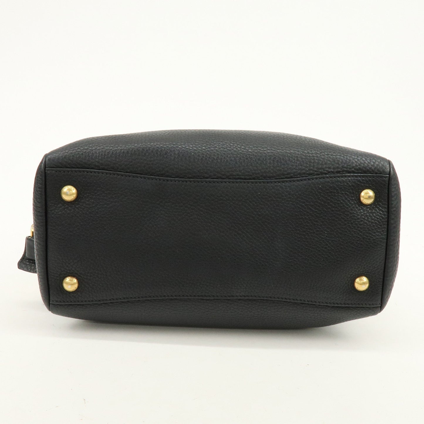 Prada Logo Leather Boston Bag Shoulder Bag Black B3091M【Pre-order】