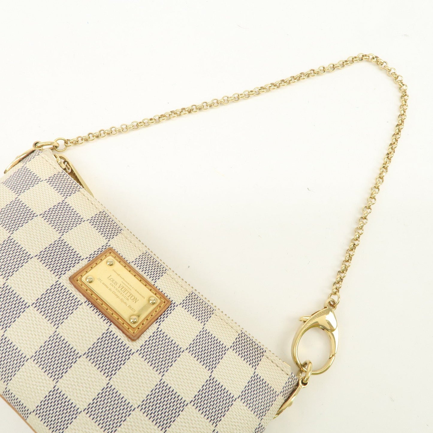 Louis Vuitton Damier Azur Pochette Milla MM Mini Pouch N60027【Pre-order】