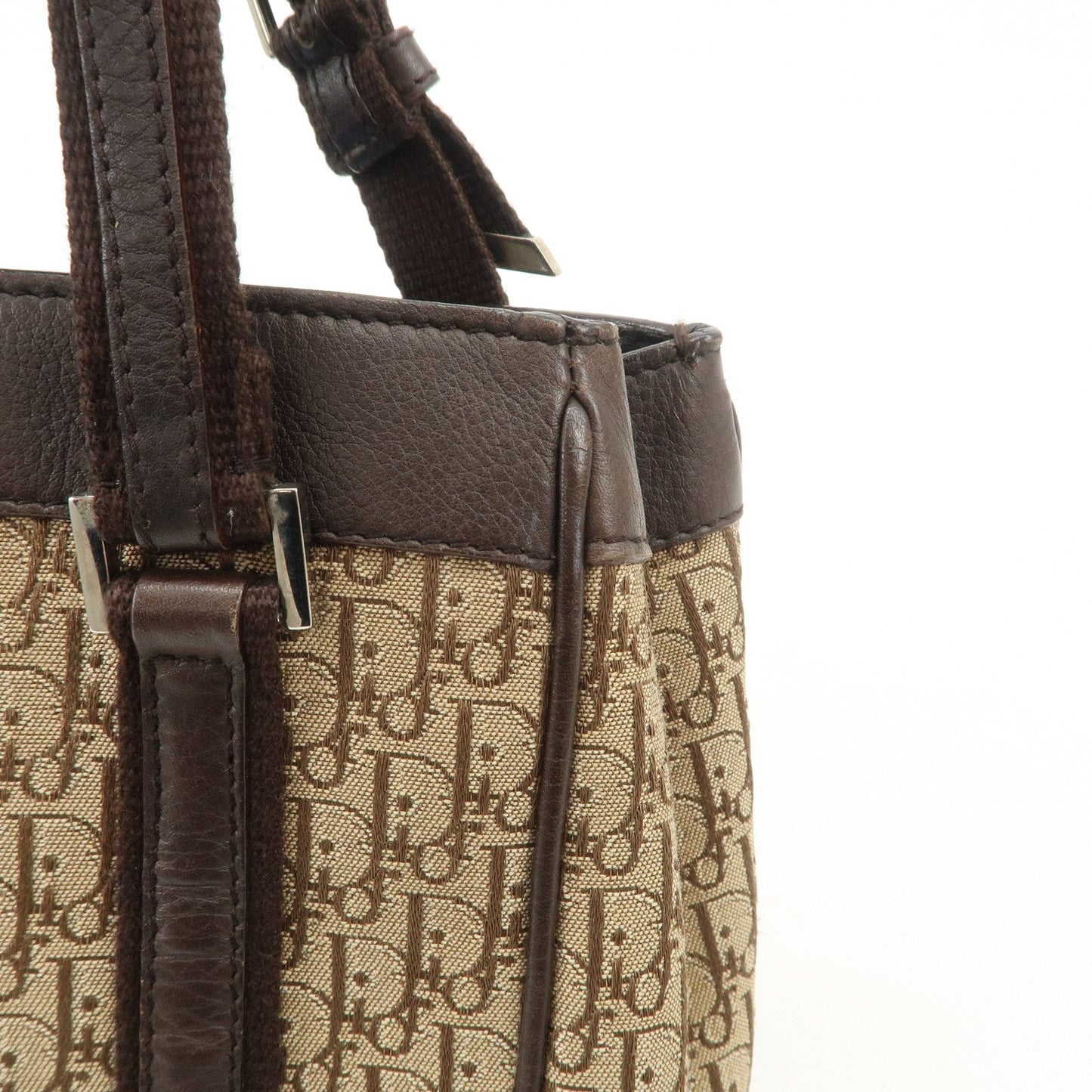 Christian Dior Trotter Leather Canvas Hand Bag【Pre-order】