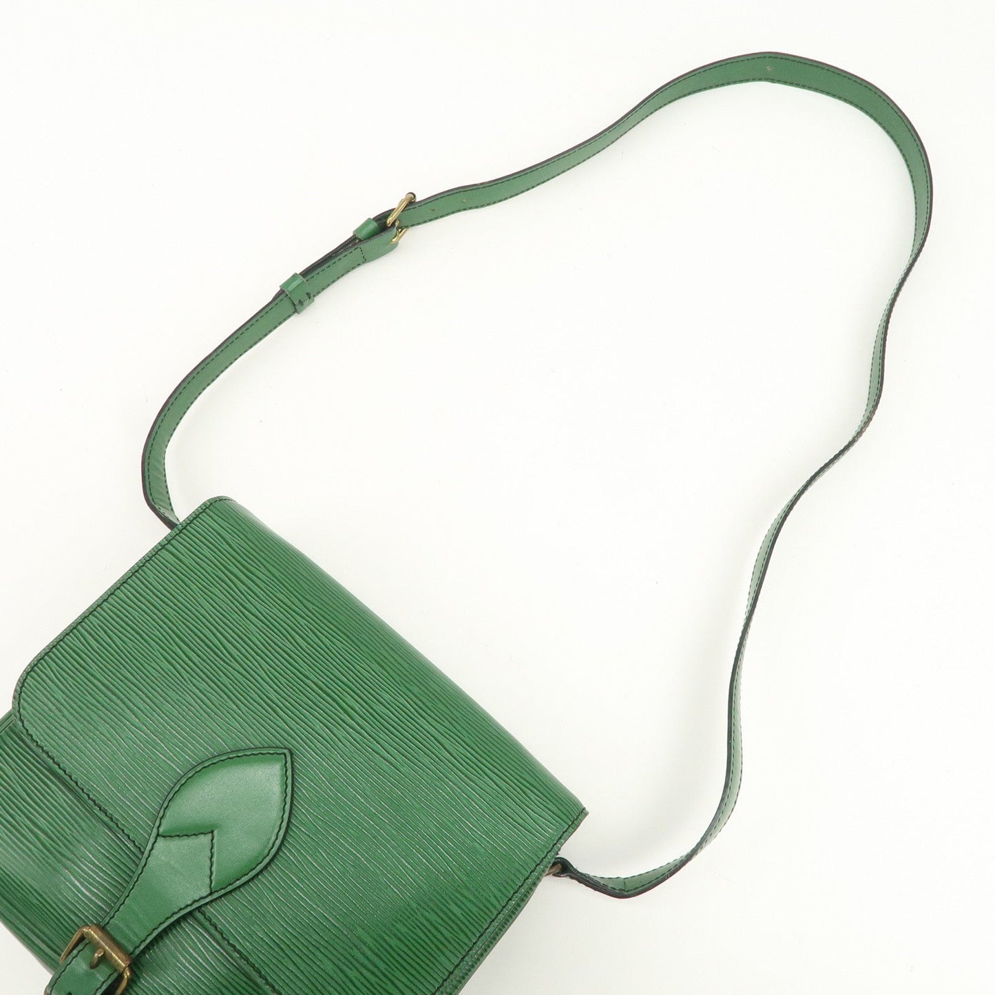 Louis Vuitton Epi Cartouchiere MM Shoulder Bag Borneo Green M52244【Pre-order】