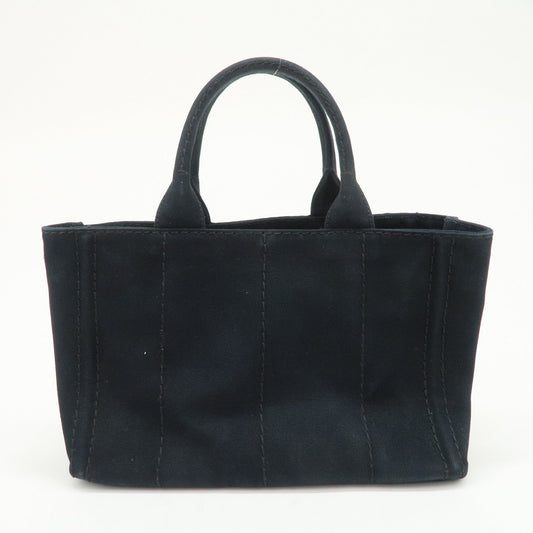 Prada Logo Canapa Mini Canvas 2Way Bag Hand Bag Shoulder Bag 1BG439【Pre-order】