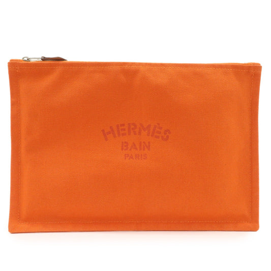 Hermes Yachting GM Canvas Flat Pouch Cosmetic Pouch【Pre-order】