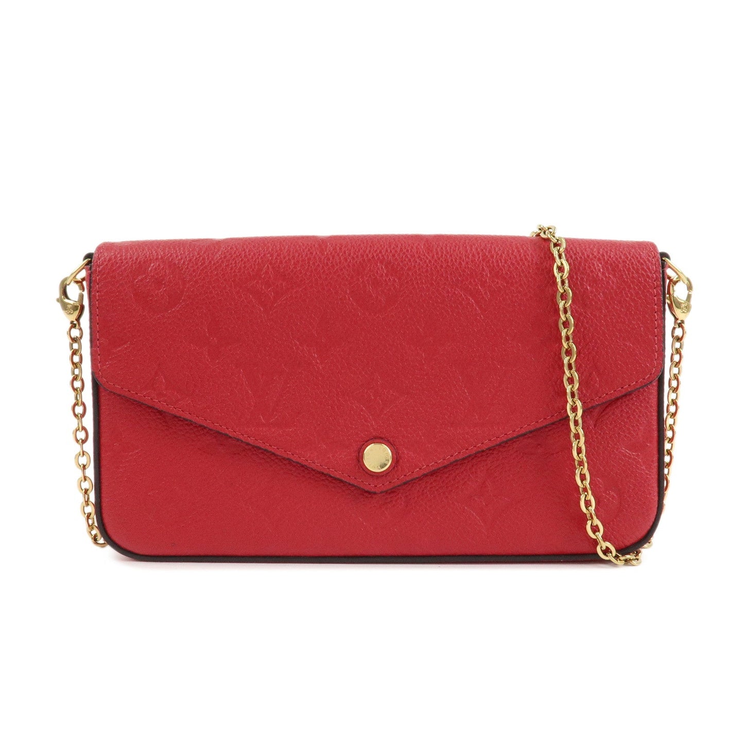 Louis Vuitton Monogram Empreinte Felicie Chain Shoulder Bag M63700 Used【Pre-order】