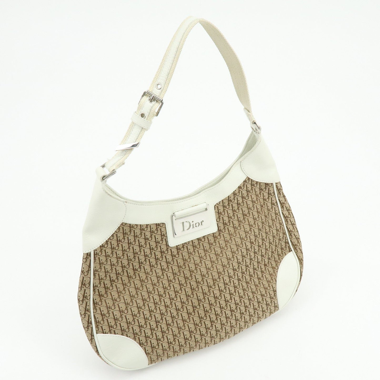 Christian Dior Trotter Jacguard Canvas Leather Shoulder Bag【Pre-order】