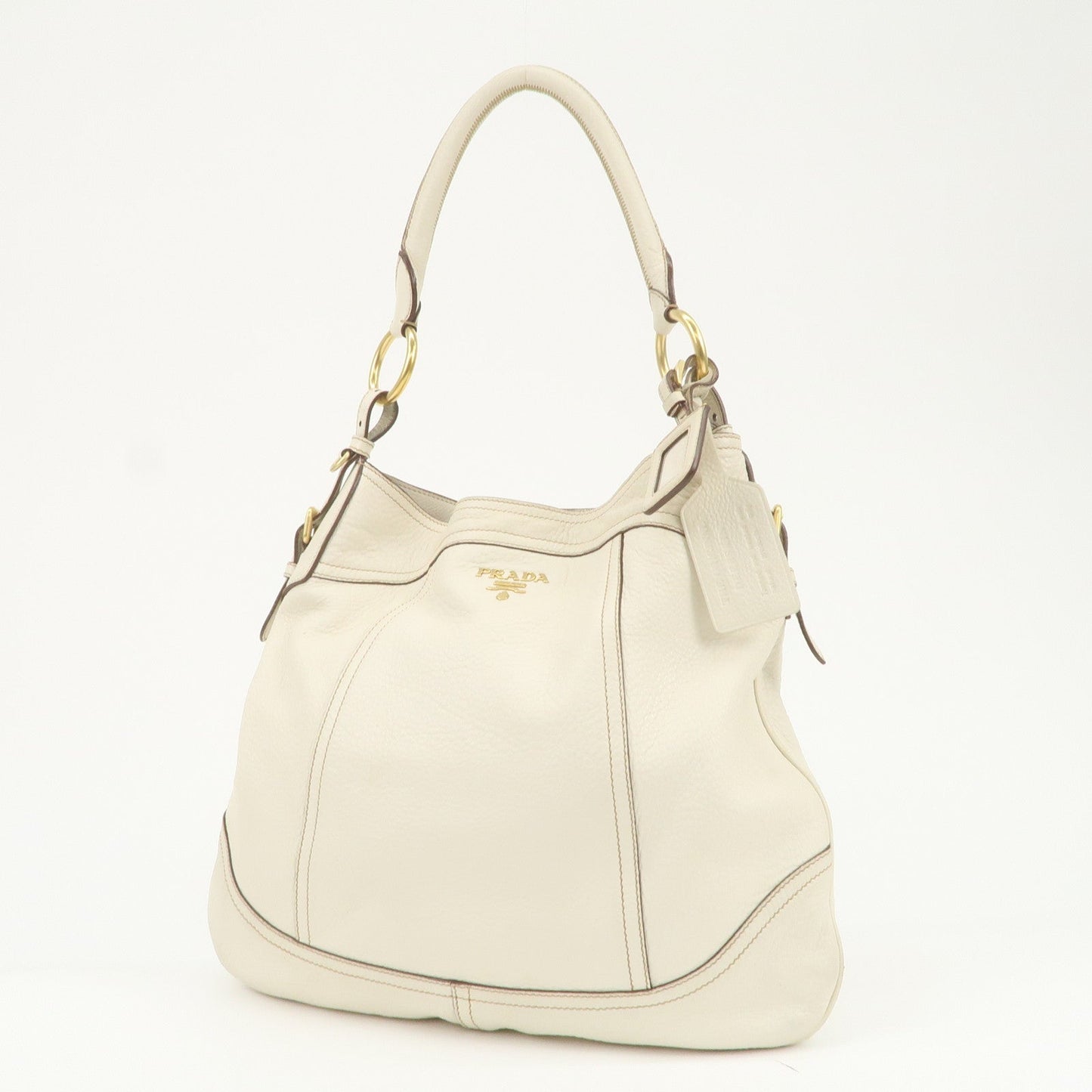 Prada Logo Shoulder Bag Hand Bag Ivory【Pre-order】