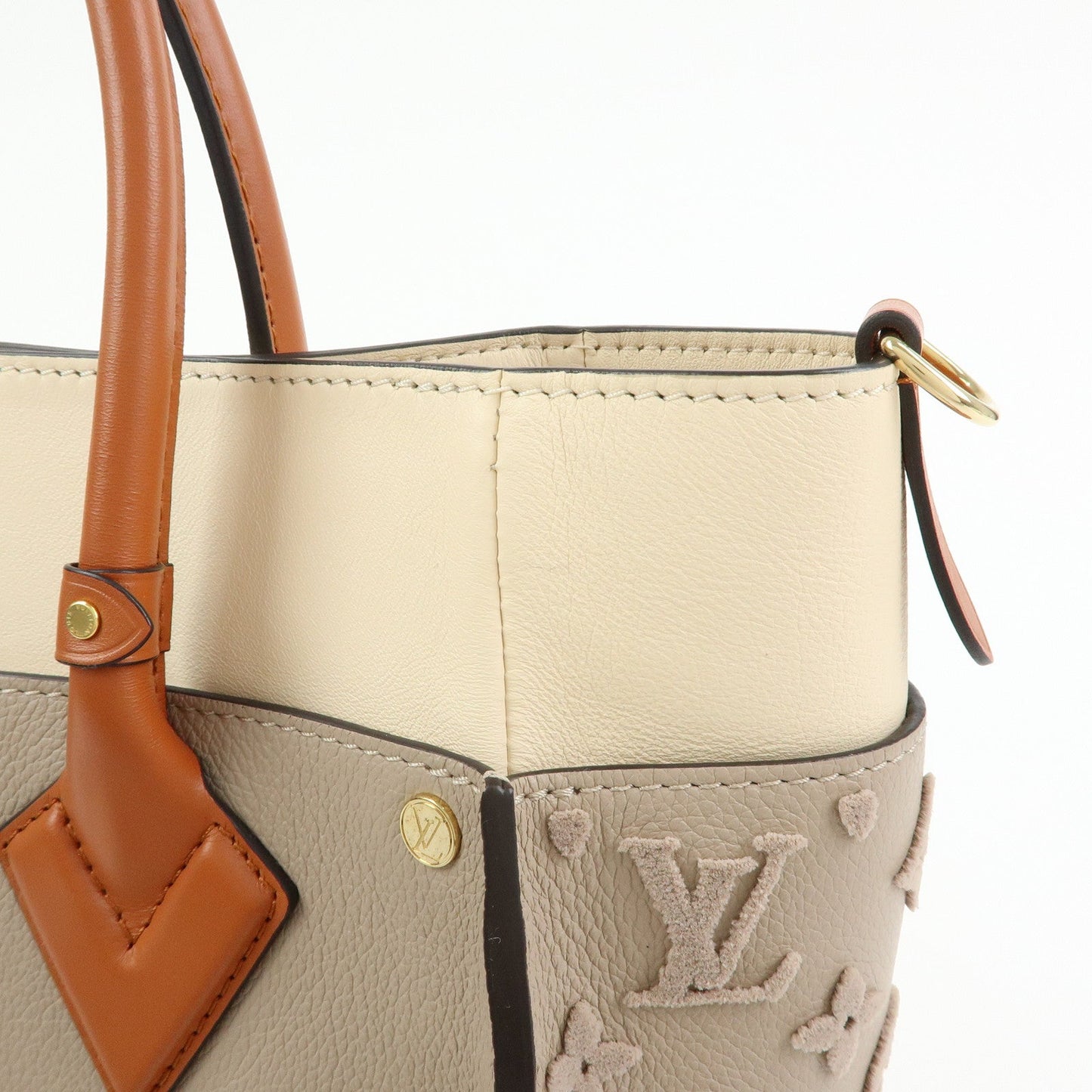 Louis Vuitton Monogram Tuffetage On My Side MM 2Way Bag M53825【Pre-order】
