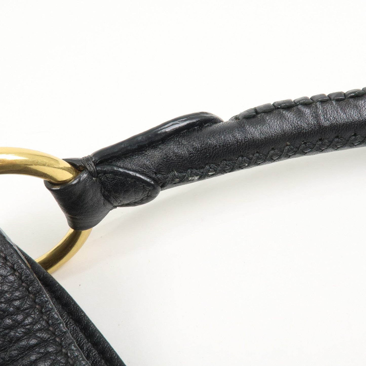 Prada Logo Leather Shoulder Bag Hand Bag Black【Pre-order】