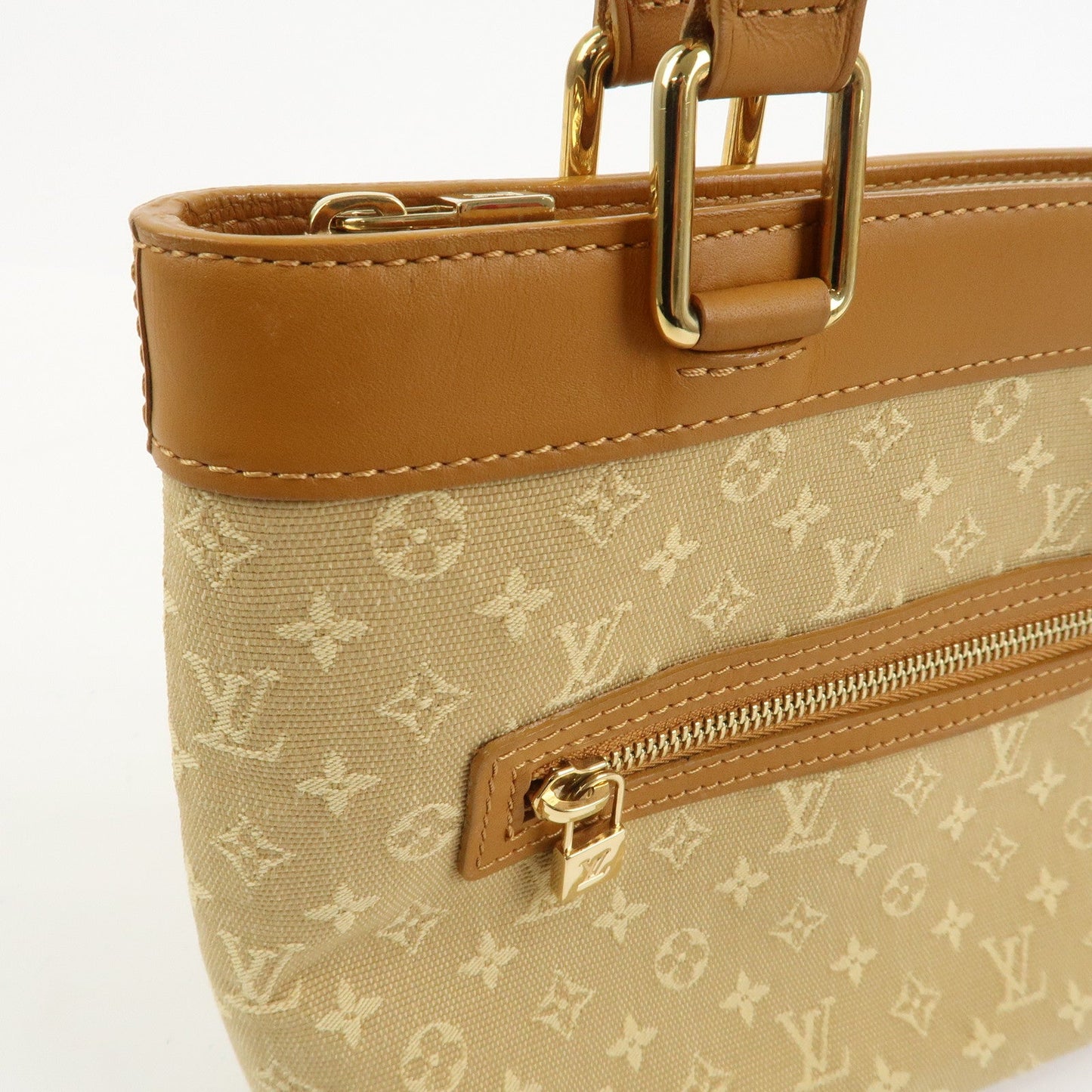 Louis Vuitton Monogram Mini Lucille PM Hand Bag Beige M92684【Pre-order】