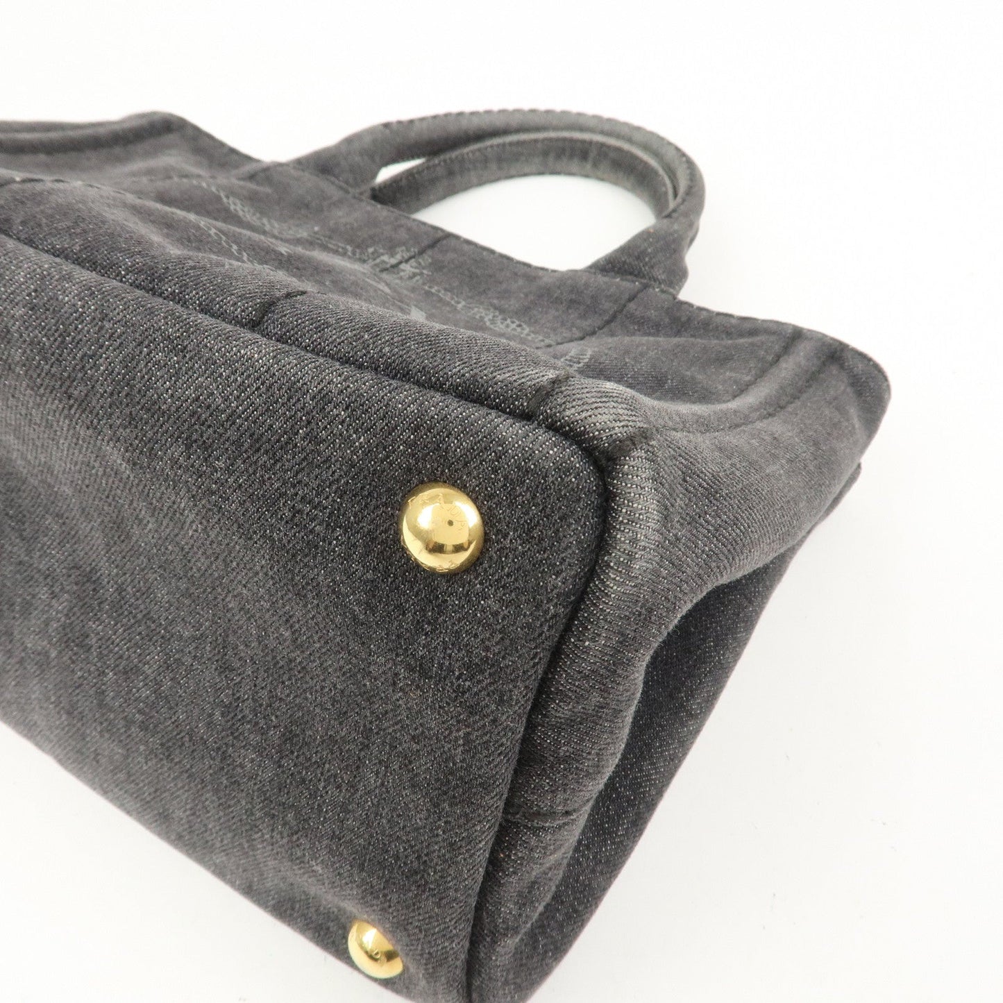 Prada Logo Canapa Mini Canvas 2Way Bag Hand Bag 1BG439【Pre-order】