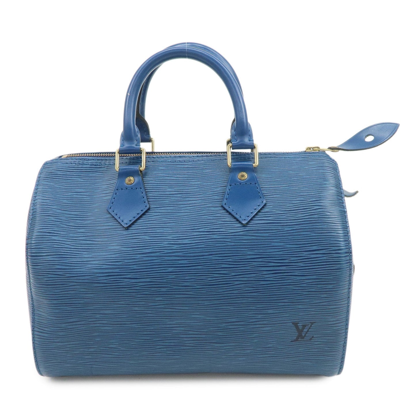 Louis Vuitton Epi Speedy 25 Hand Bag Boston Bag Toledo Blue M43015【Pre-order】
