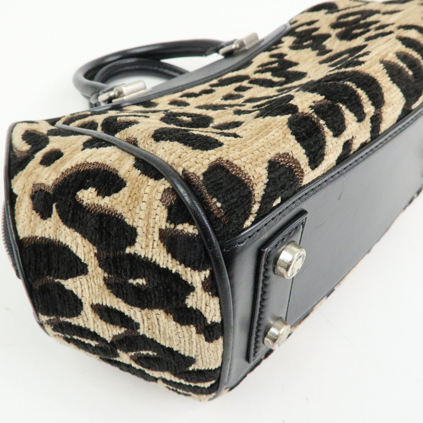 Louis Vuitton Jacquard Canvas Leather Leopard Baby Hand Bag M94257【Pre-order】