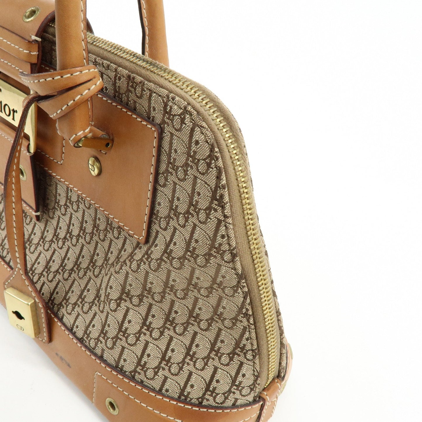 Christian Dior Trotter Street Chic Jacquard Canvas Leather Hand Bag【Pre-order】