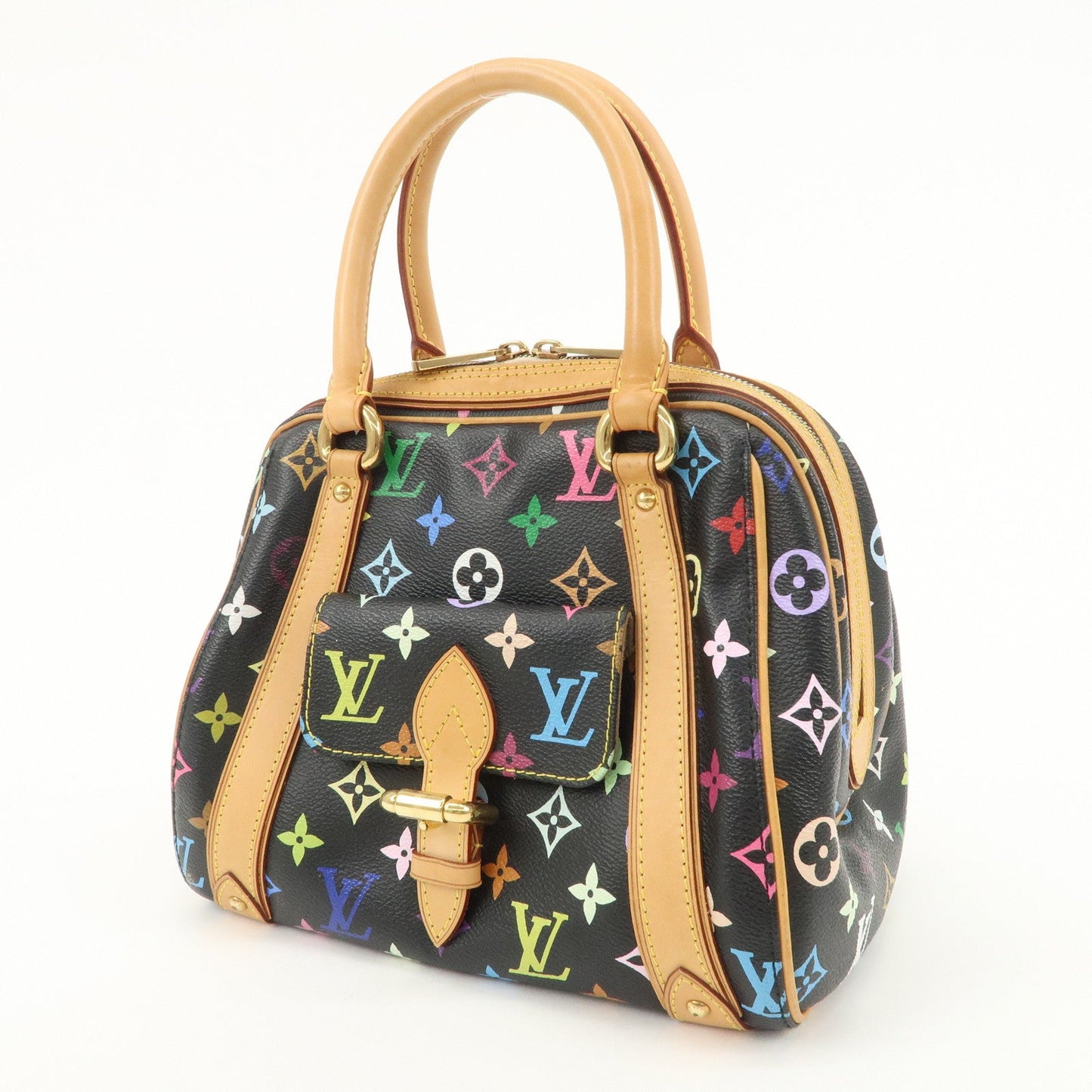Louis Vuitton Monogram Multicolor Priscilla Hand Bag Noir M40097【Pre-order】