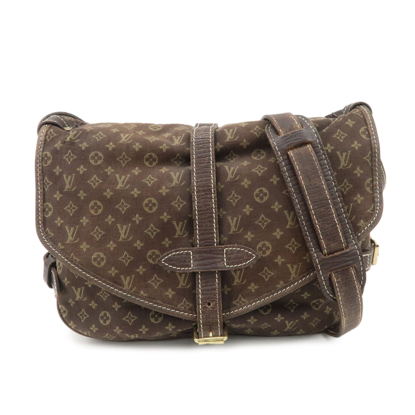 Louis Vuitton Monogram Mini Saumur 30 Hand Bag Brown Canvas M95227【Pre-order】