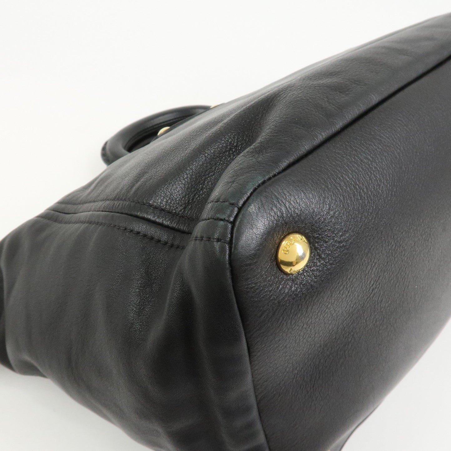 Prada Triangle Logo Leather 2 Way Bag Hand Bag Shoulder Bag BL0685【Pre-order】