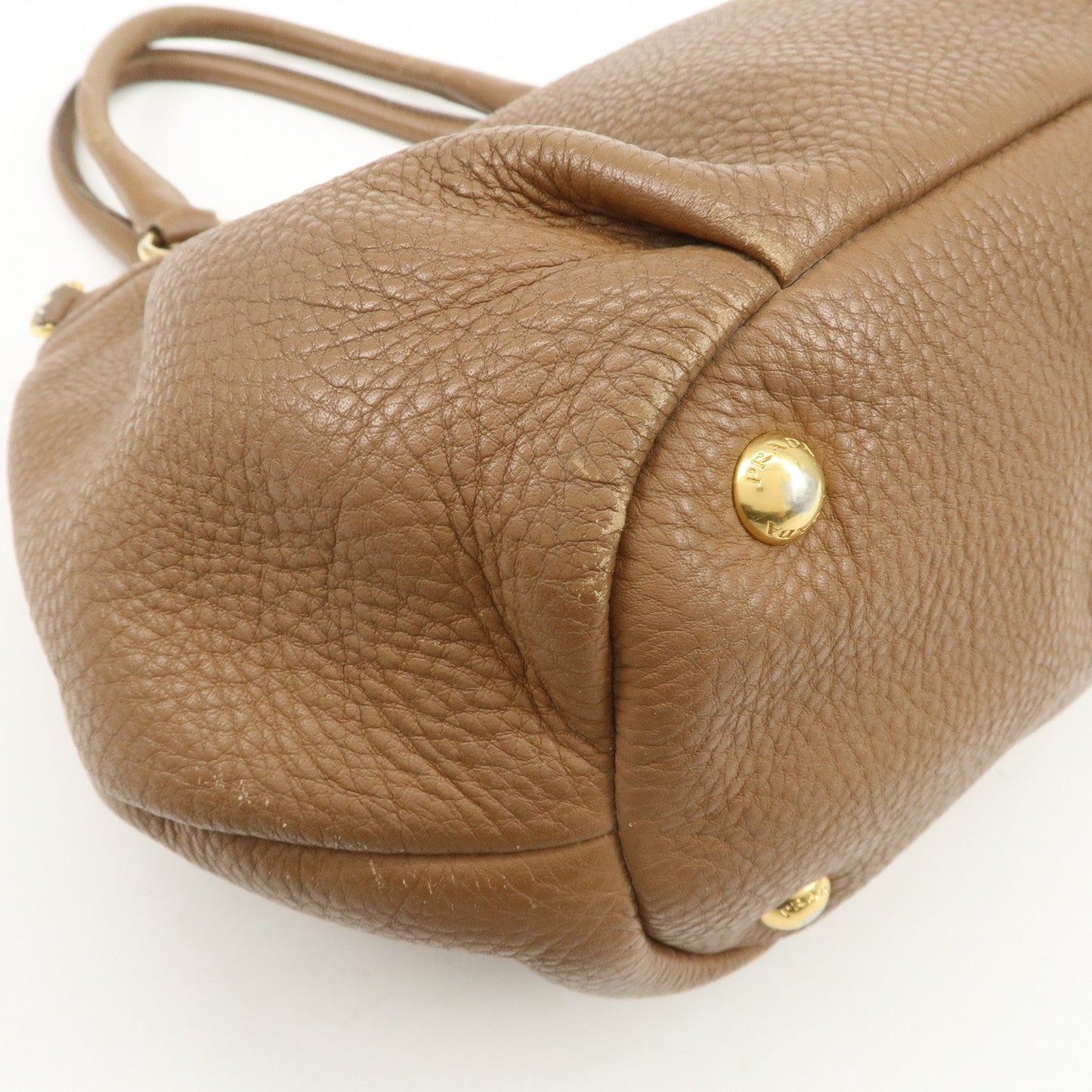 Prada Calf Leather 2Way Bag Hand Bag Shoulder Bag Brown【Pre-order】