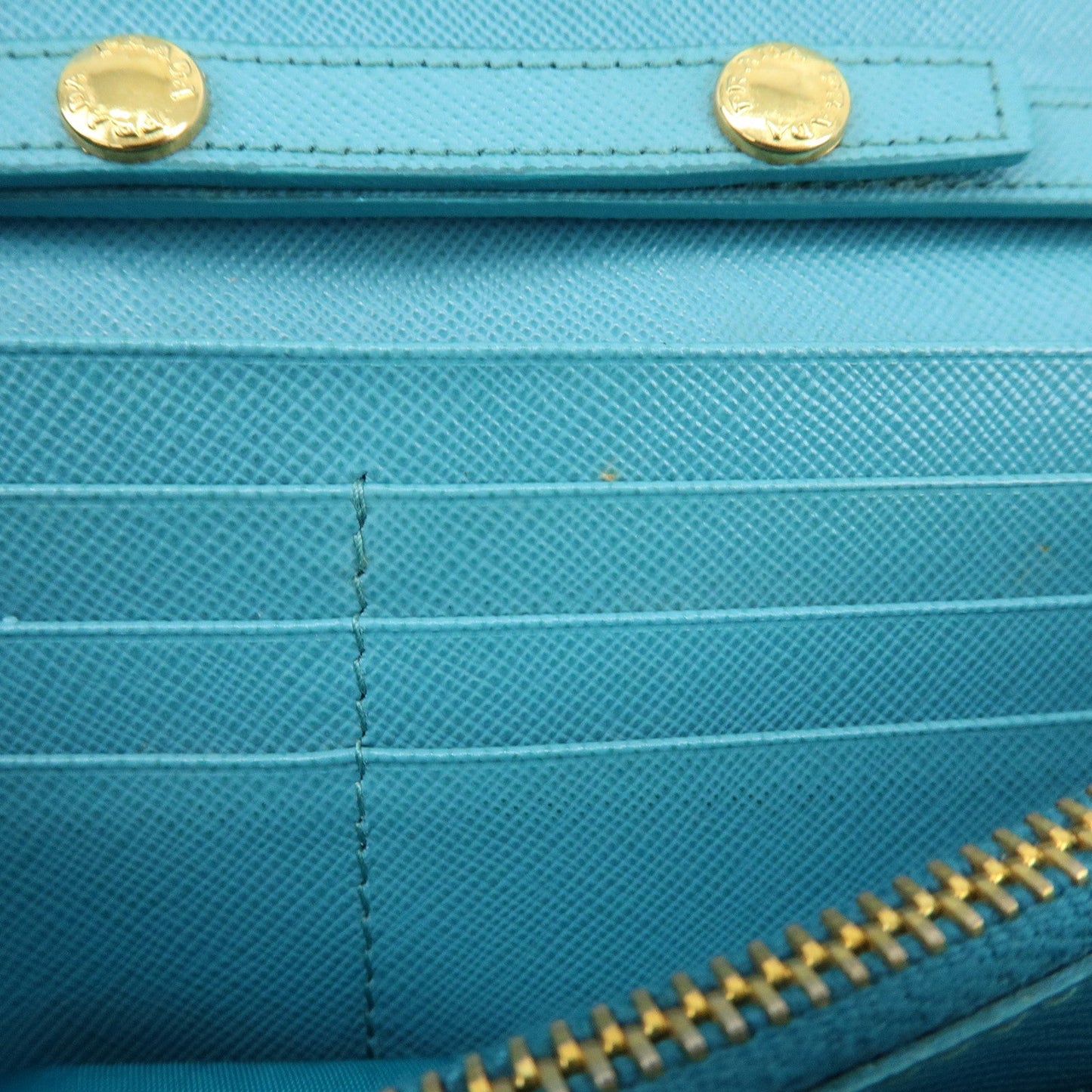 Prada Saffiano Leather Chain Wallet Shoulder Bag Blue 1M1290【Pre-order】
