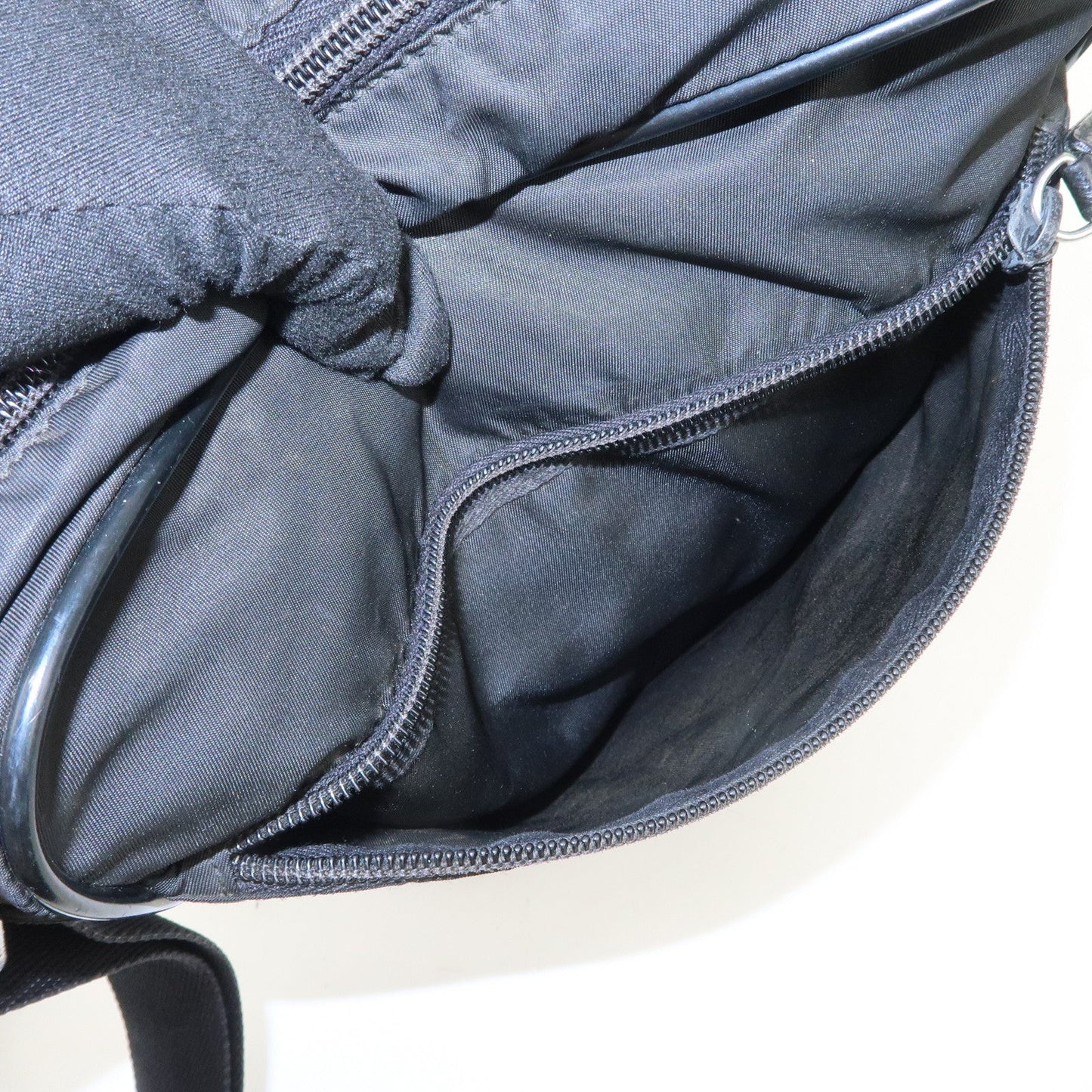 Prada Logo Nylon Leather Shoulder Bag Crossbody Bag Black BT0421【Pre-order】