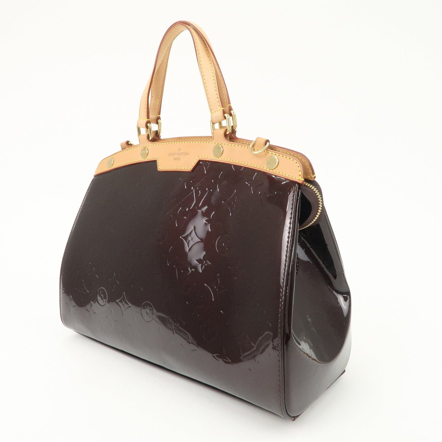 Louis Vuitton Vernis Brea MM 2Way Hand Bag Shoulder Bag Amarante M91619【Pre-order】