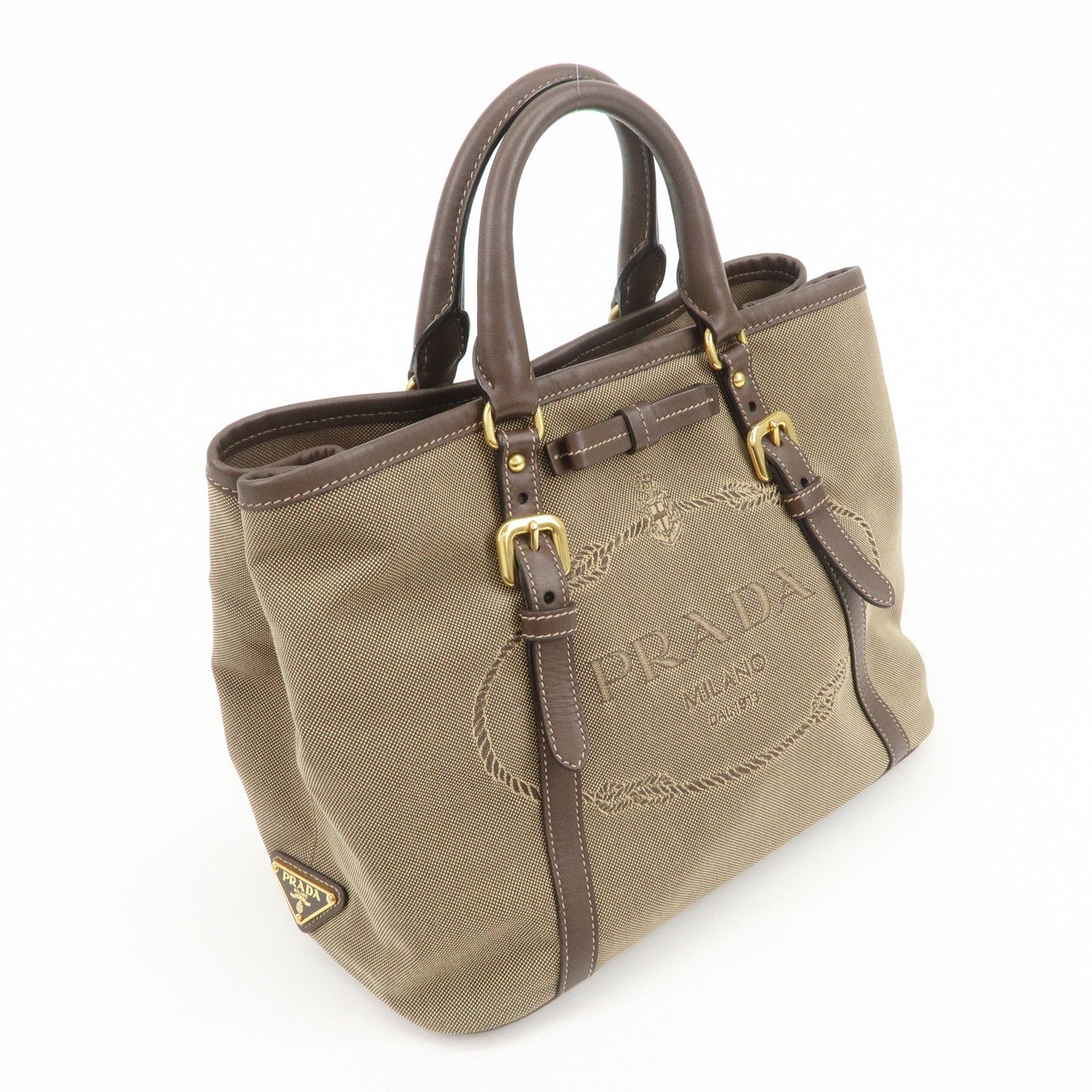 Prada Jaguard Canvas Leather 2Way Tote Bag Shoulder Bag BN1841【Pre-order】