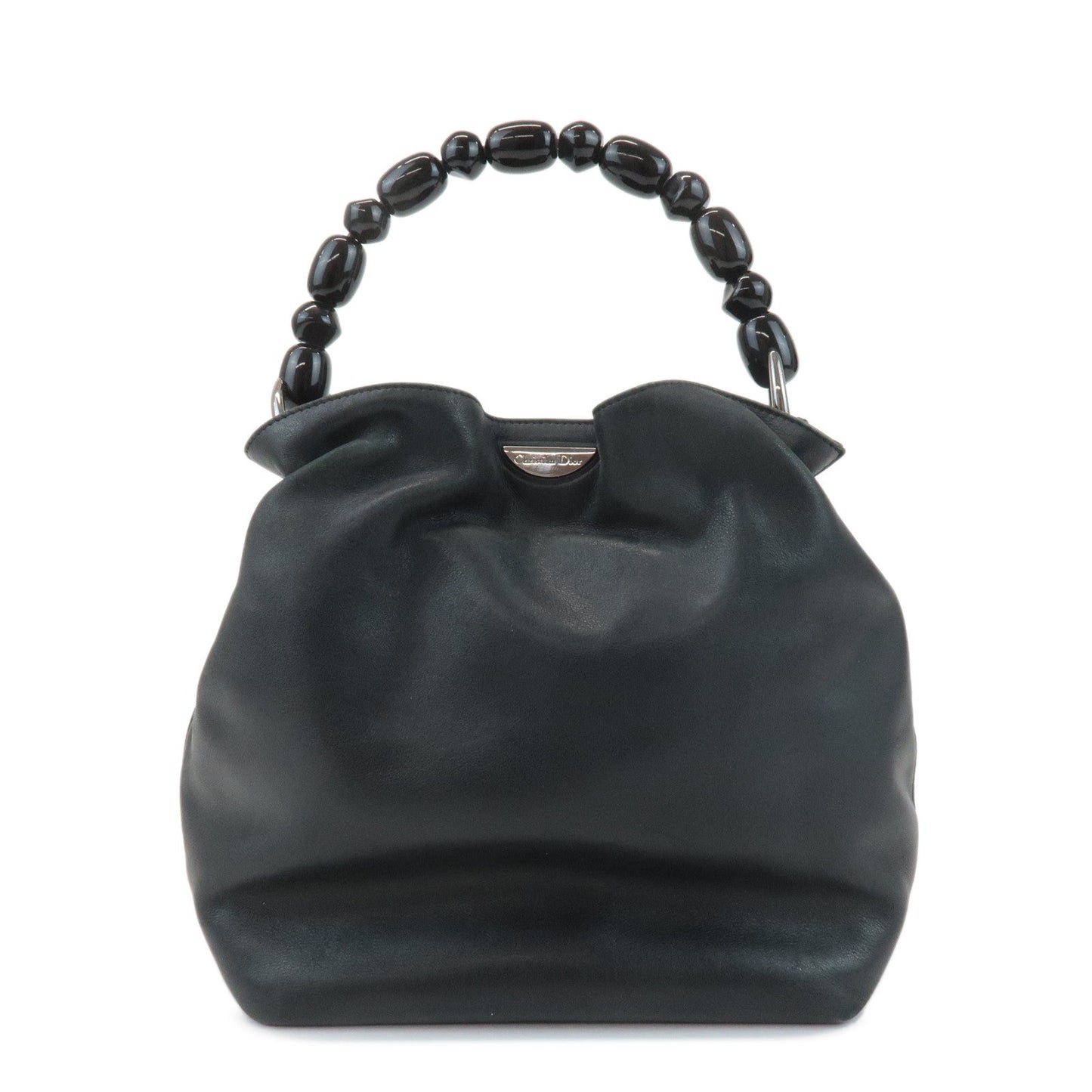 Christian Dior Maris Pearl Leather Hand Bag Tote Bag【Pre-order】