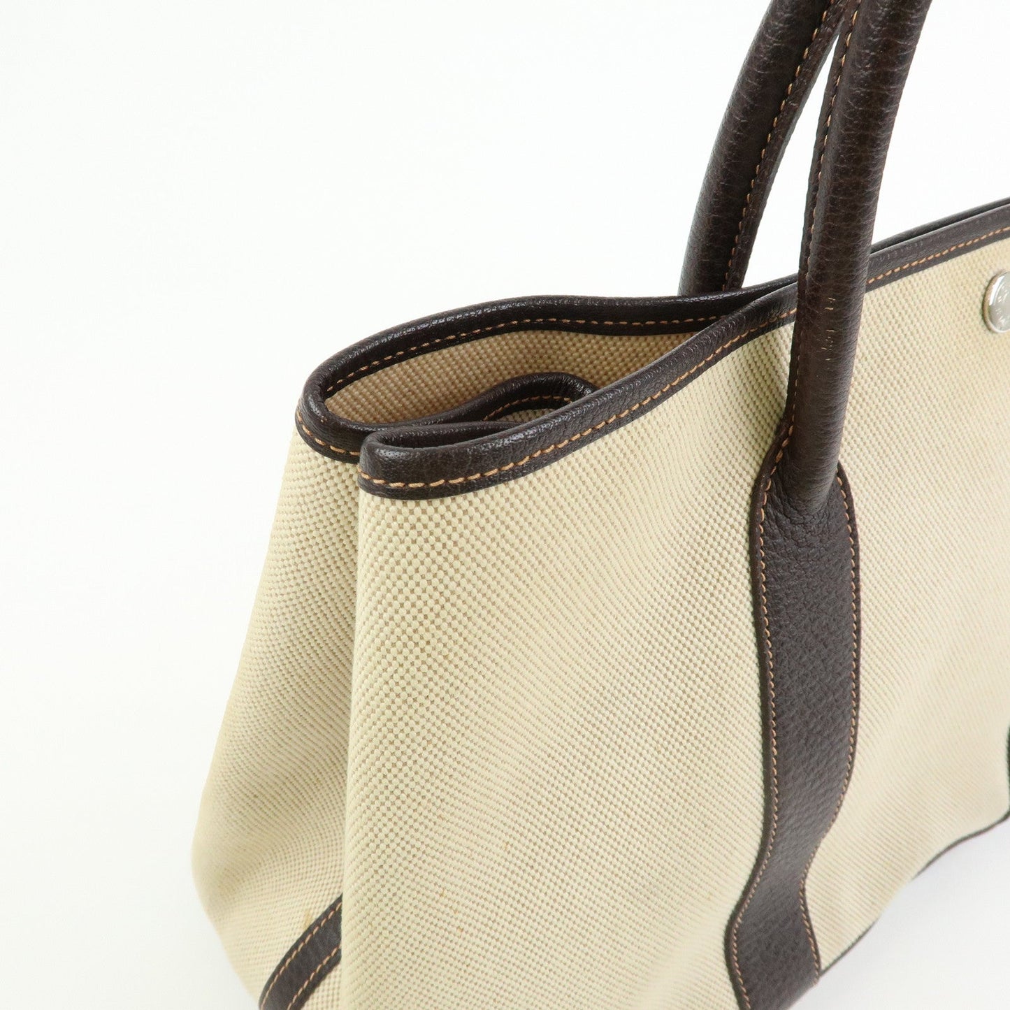 Hermes Garden Party PM Toile Ash Leather I Stamped Tote Bag【Pre-order】