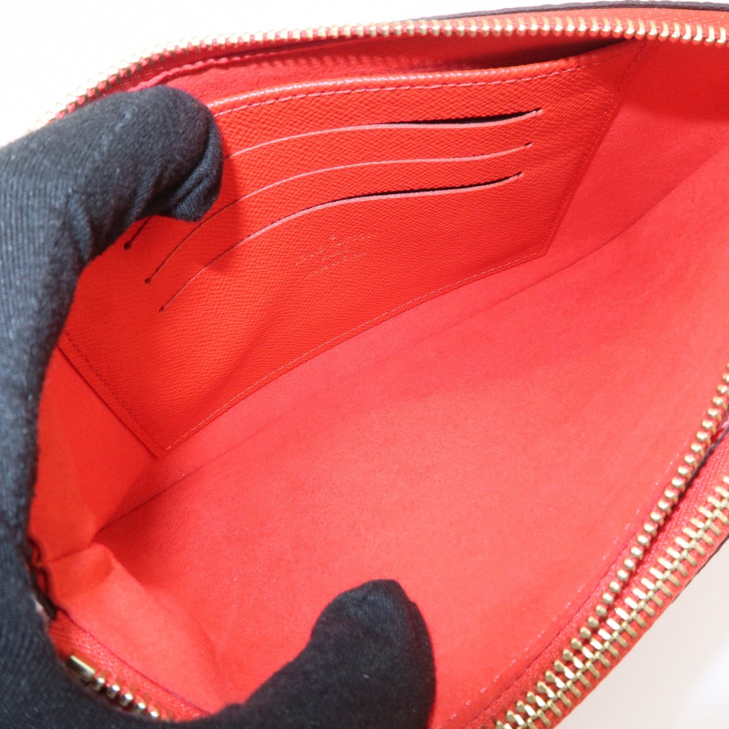 Louis Vuitton Monogram LV Crafty Pochette Double Zip Bag Red M69488【Pre-order】