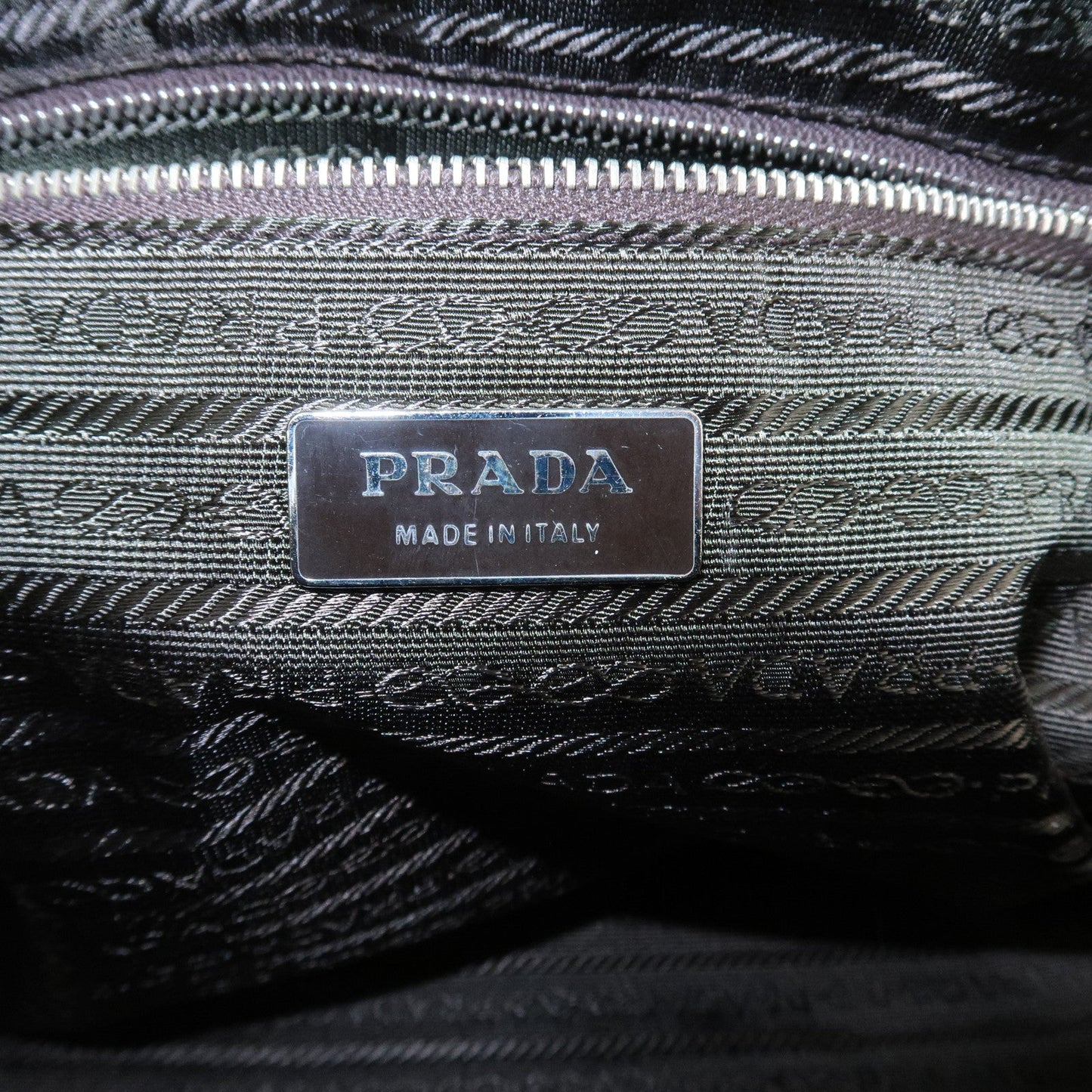Prada Canvas Leather Tote Bag Hand Bag Beige Light Green BN0082【Pre-order】