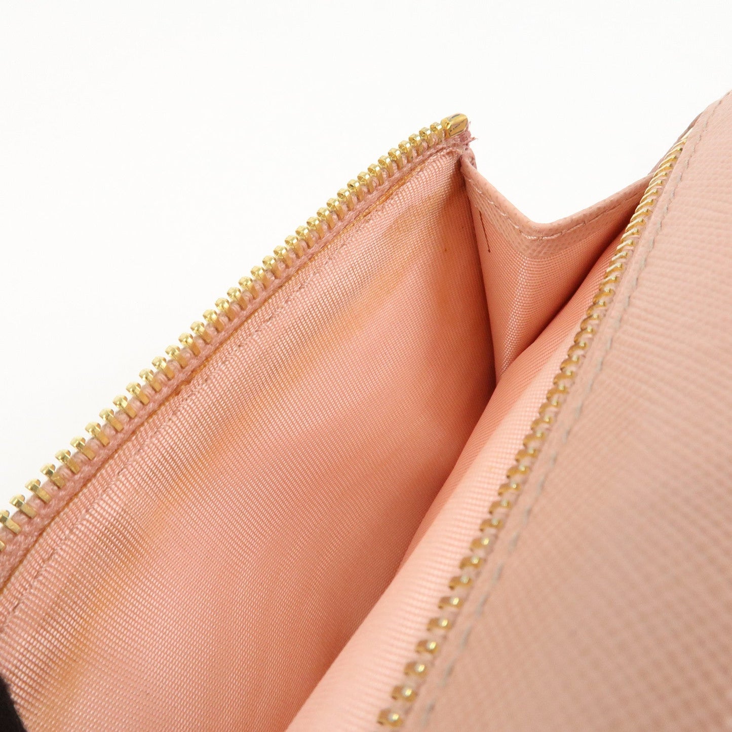 Prada Logo Saffiano Leather Ribbon Long Wallet Pink 1M1132【Pre-order】