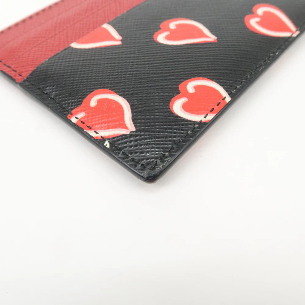 Prada Saffiano Leather Heart Card Case【Pre-order】