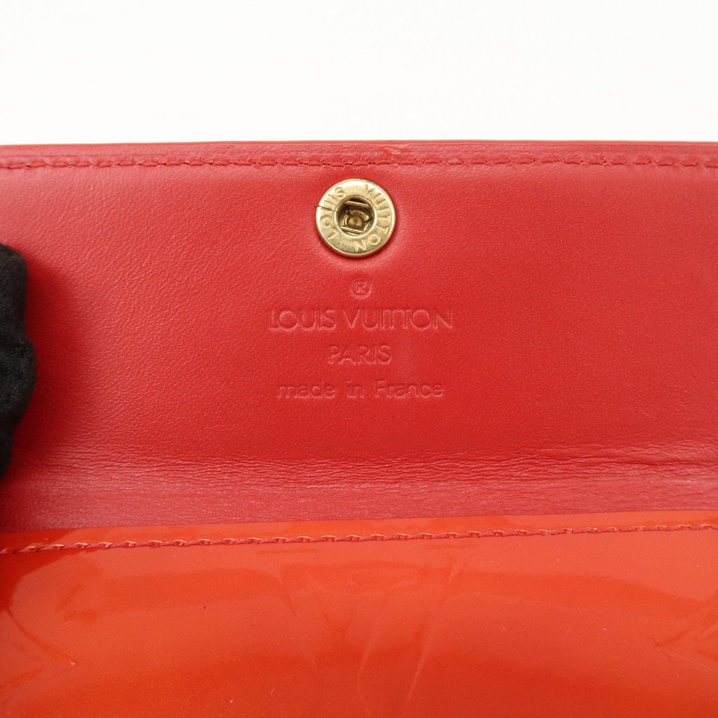 Louis Vuitton Monogram Vernis Ludlow Bi-fold Wallet Rouge M91090【Pre-order】