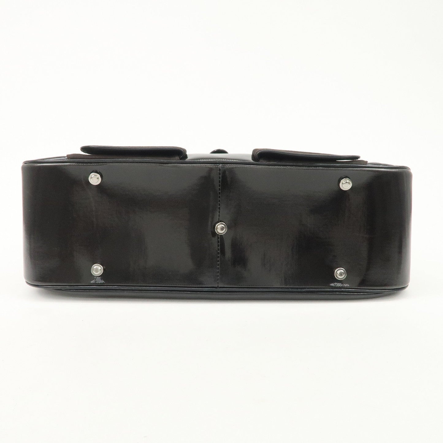 Christian Dior Double Saddle Canvas Patent Leather Hand Bag【Pre-order】