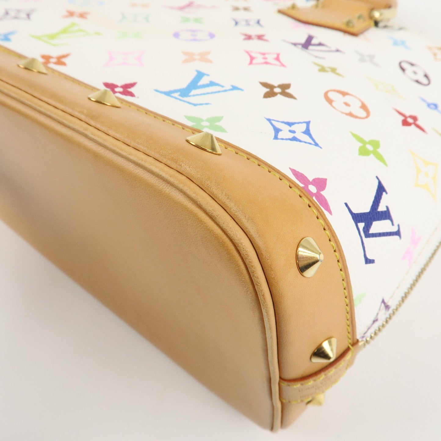 Louis Vuitton Monogram Multicolor Alma Hand Bag Blanc M92647【Pre-order】