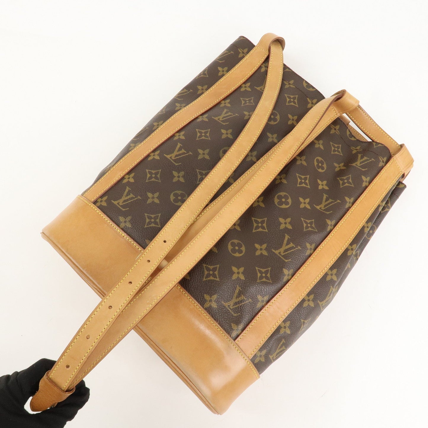 Louis Vuitton Monogram Randonnee PM Laundry Bag Brown M42243 Used【Pre-order】