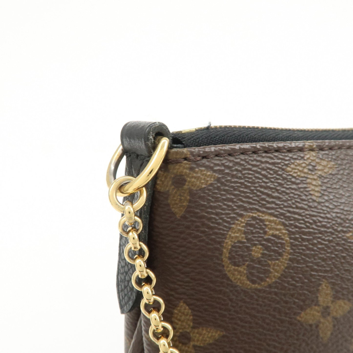 Louis Vuitton Monogram Pallas Clutch 2Way Shoulder Bag Noir M41639【Pre-order】