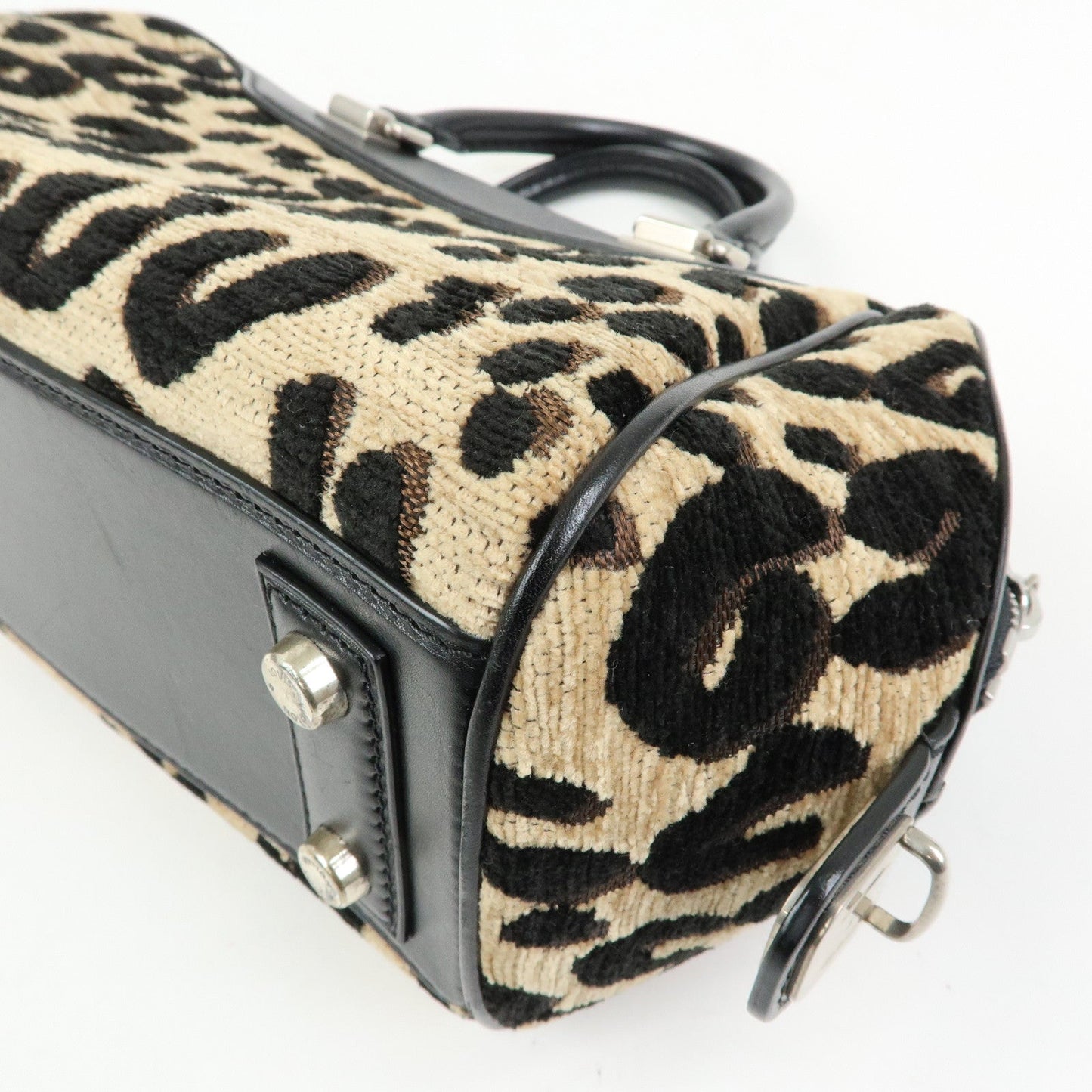Louis Vuitton Jacquard Canvas Leather Leopard Baby Hand Bag M94257【Pre-order】