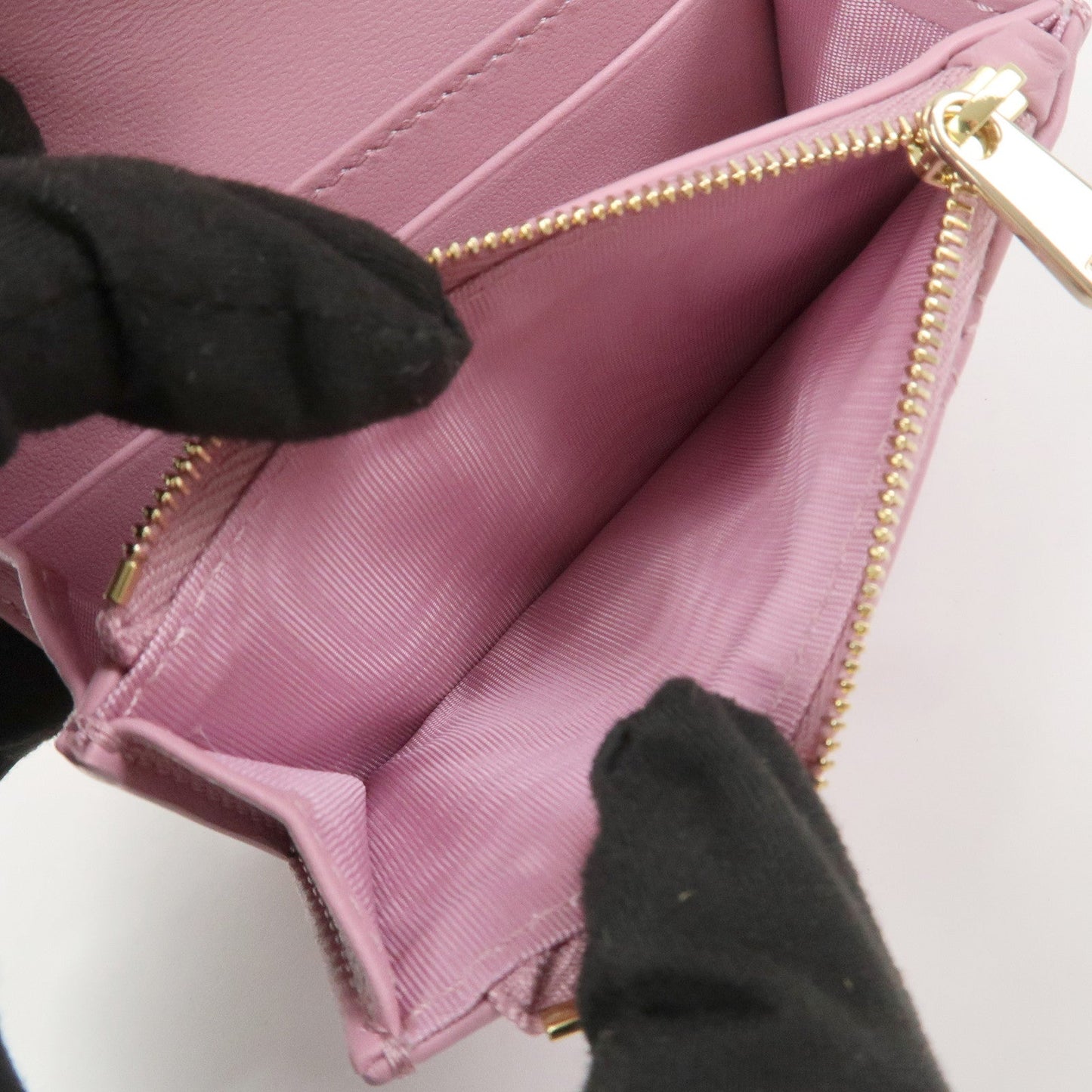 Christian Dior Cannage Logo Leather Bi-fold Compact Wallet【Pre-order】