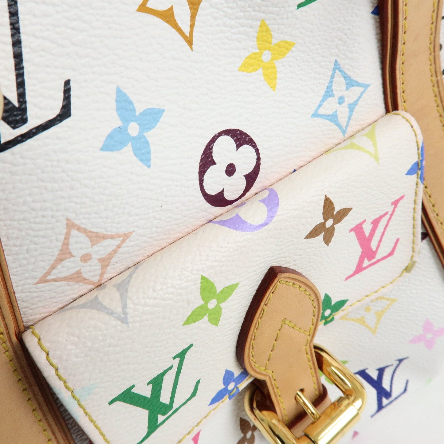 Louis Vuitton Monogram Multicolor Priscilla Hand Bag Blanc M40096【Pre-order】
