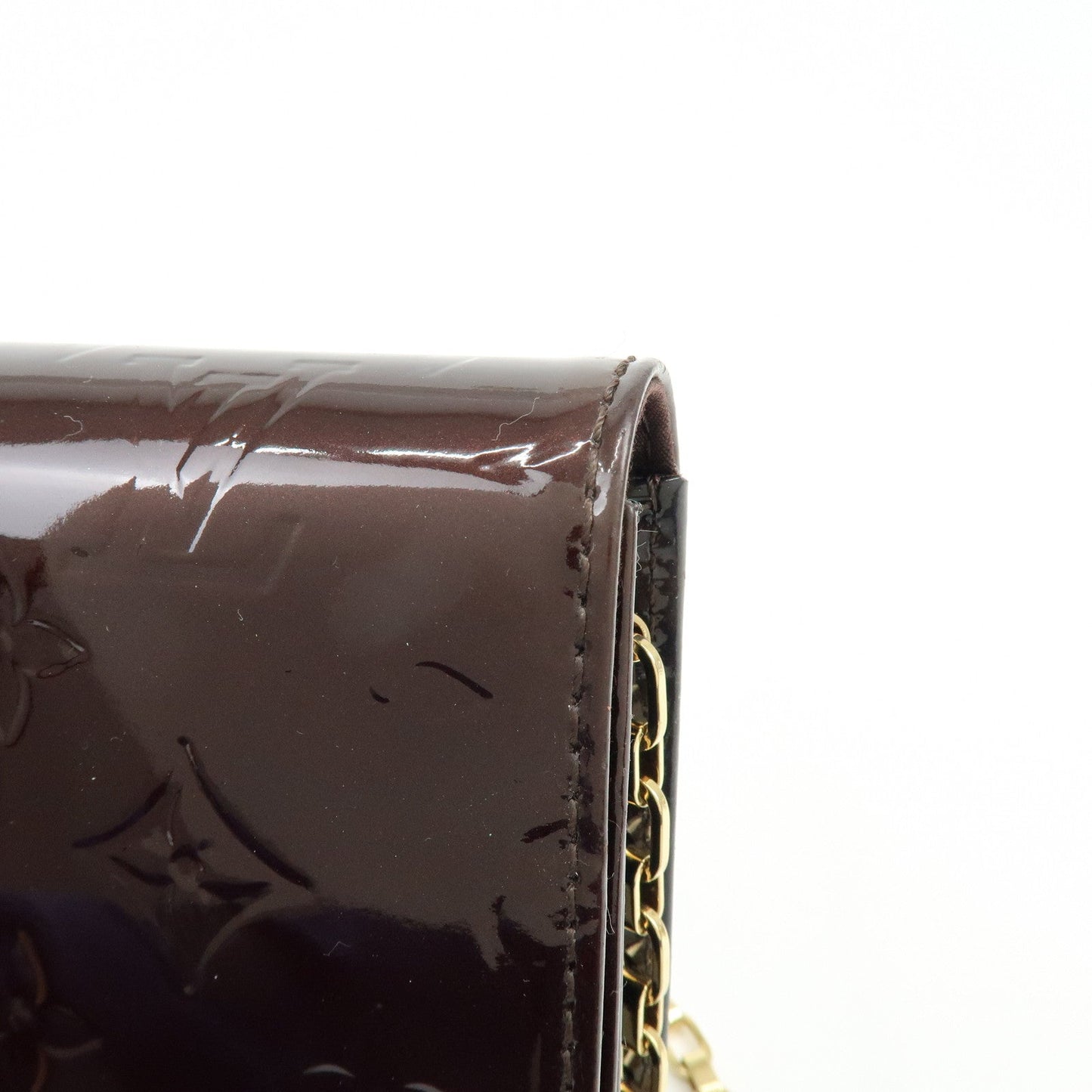 Louis Vuitton Monogram Vernis Clutch Ana Clutch Bag Amarante M90093【Pre-order】